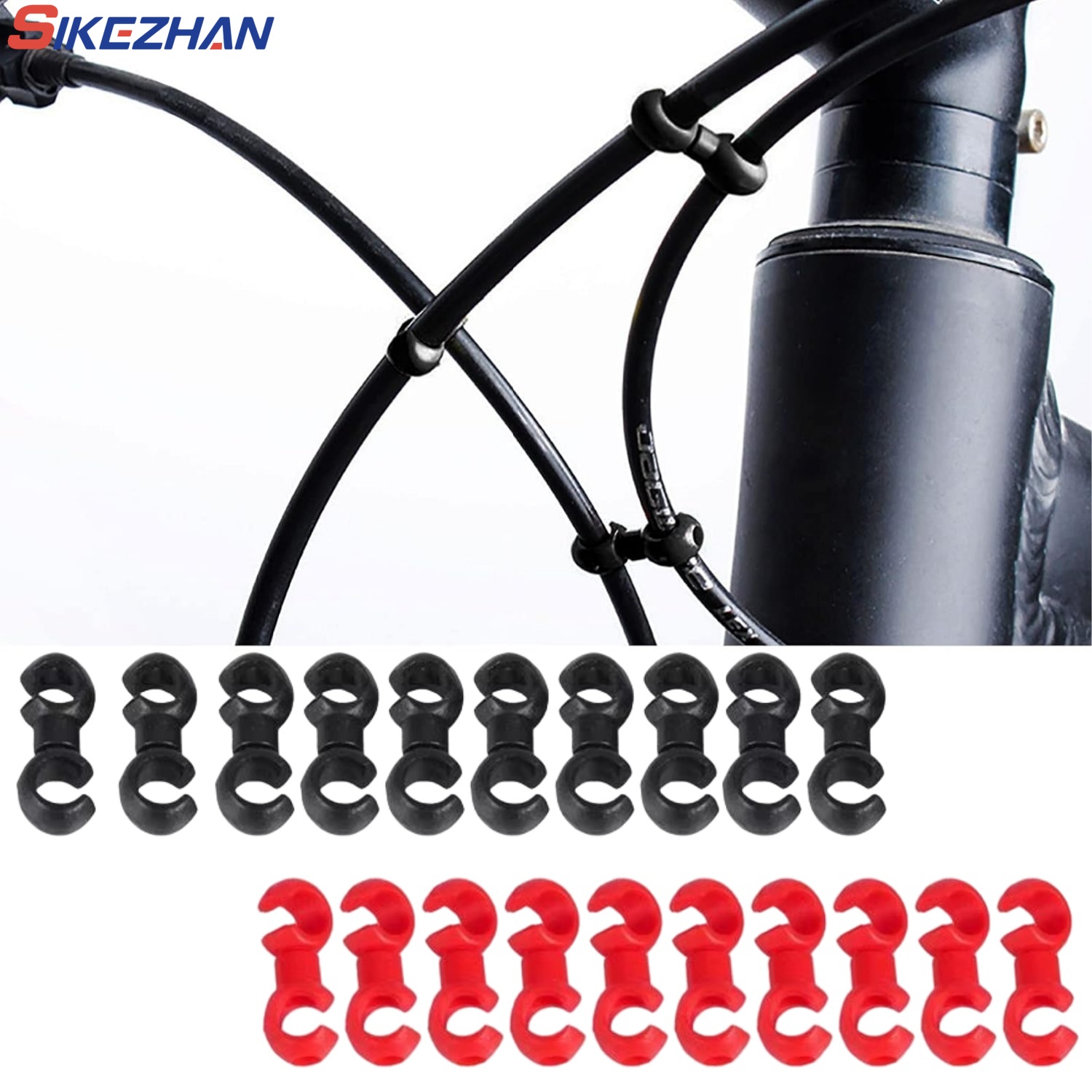 Cycling Gear Brands - 10pcs/set Bike Cross Line Clips Mountain