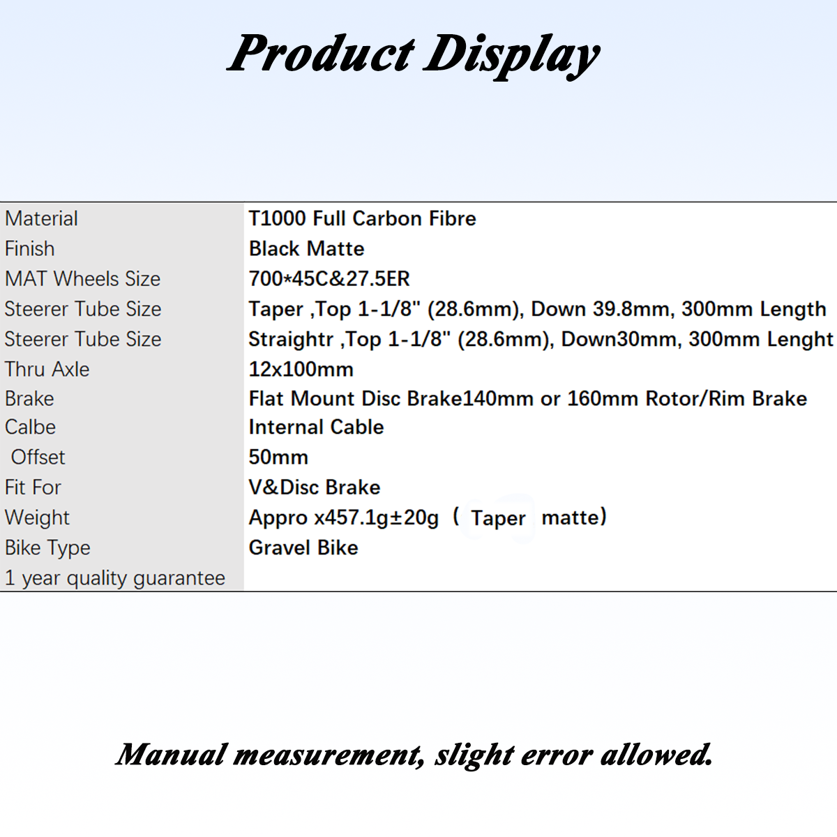 Gravel Bike Fork T1000 Full Ca - Cycling Gear Gravel 评论和价格