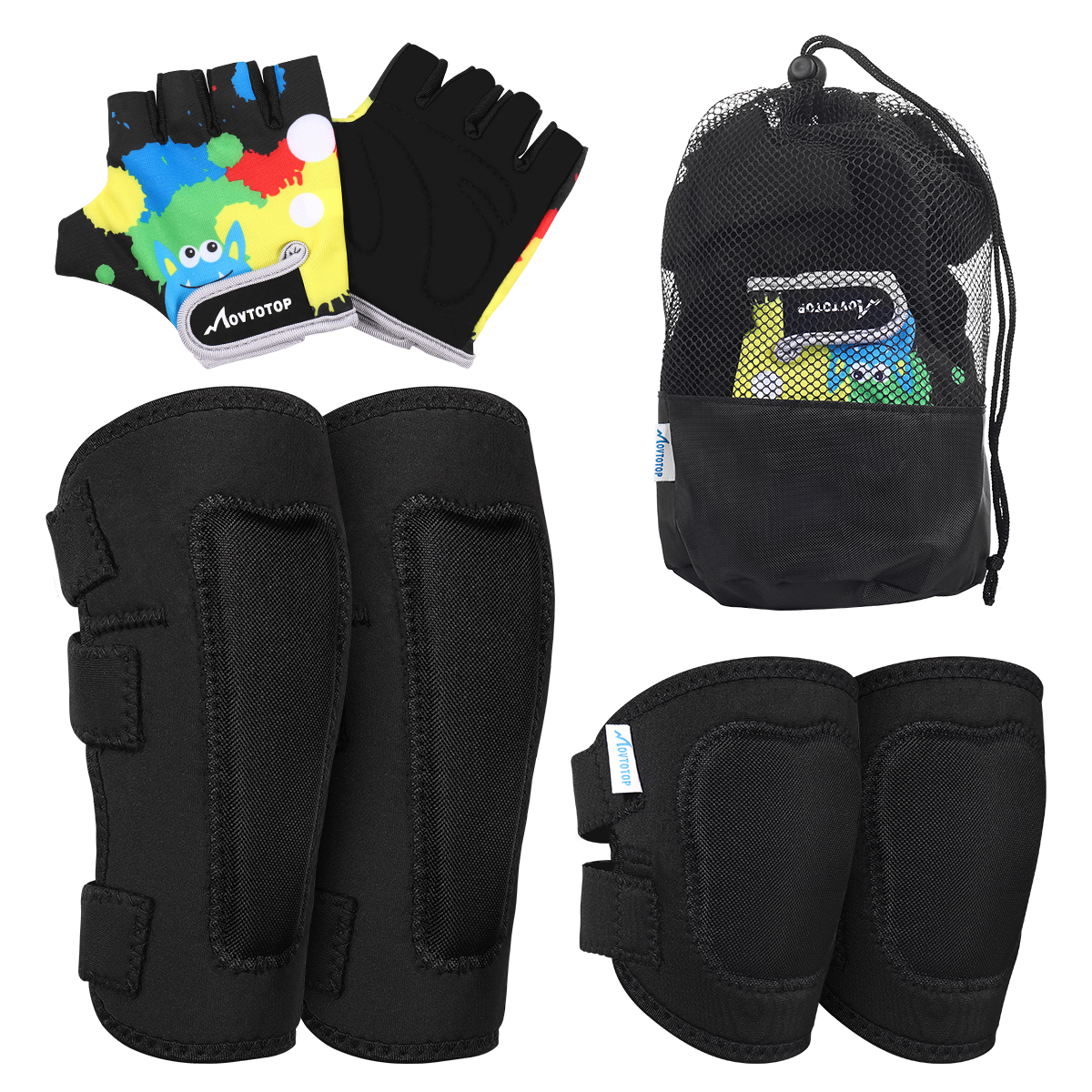 MOVTOTOP Protective Gear Set K - Cycling Gear For Kids 评论和价格