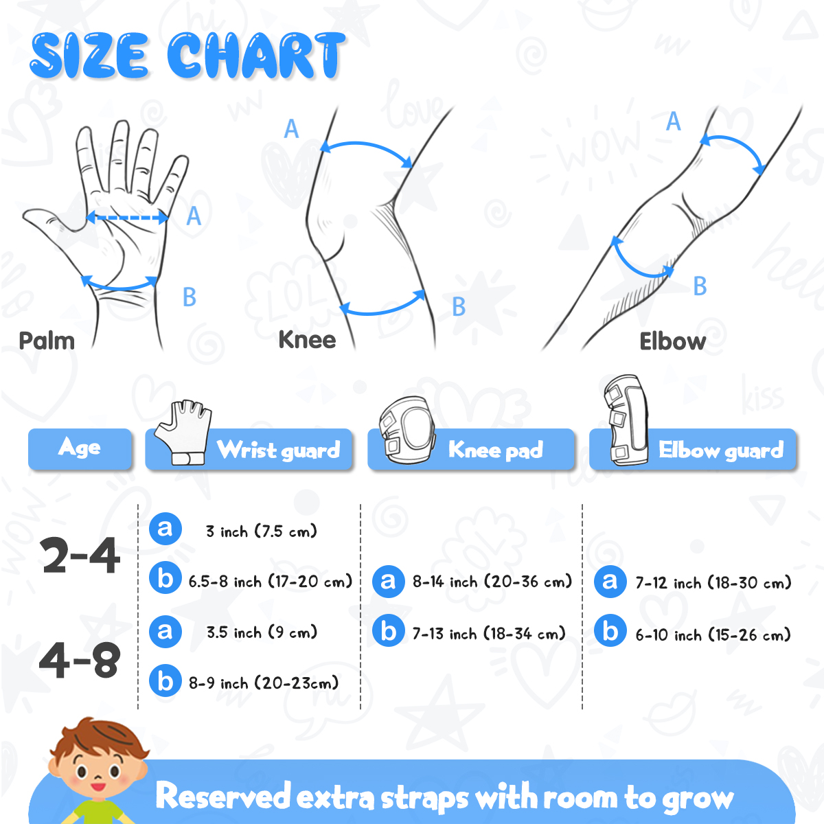 MOVTOTOP Protective Gear Set K - Cycling Gear For Kids 评论和价格