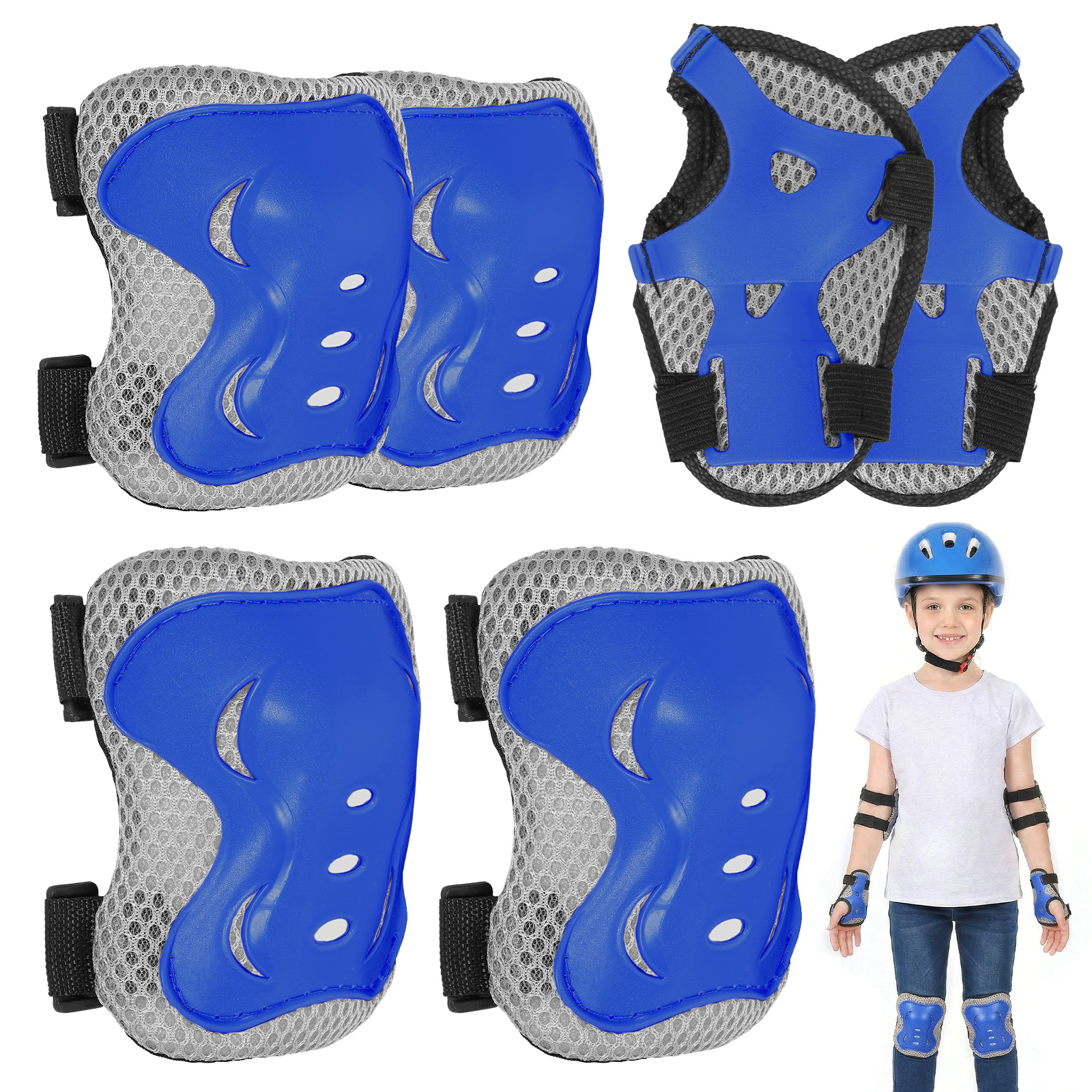 6 in 1 Knee Pads and Elbow Pad - Cycling Gear For Kids 评论和价格