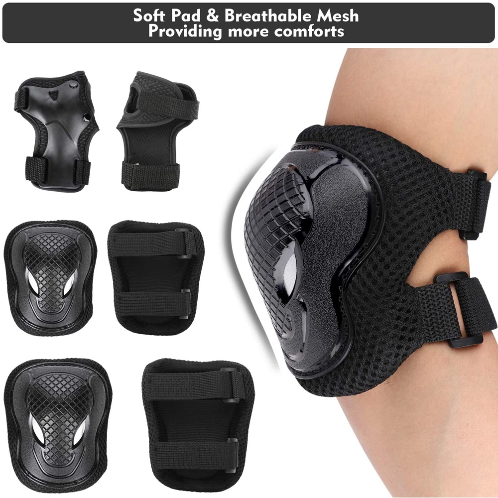 GOMOREON 6Pcs/Set Kids Safety  - Cycling Gear For Kids 评论和价格