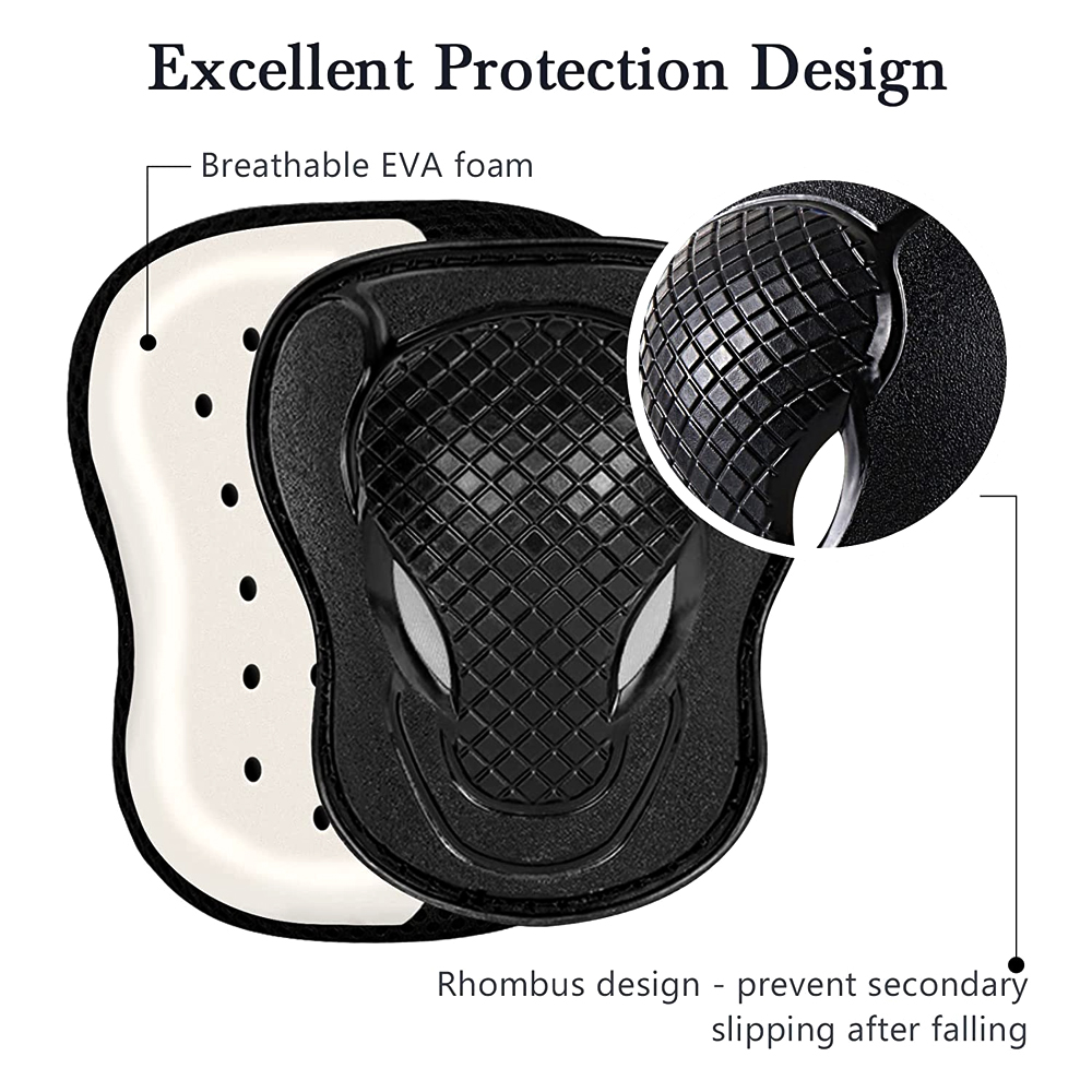 GOMOREON 6Pcs/Set Kids Safety  - Cycling Gear For Kids 评论和价格
