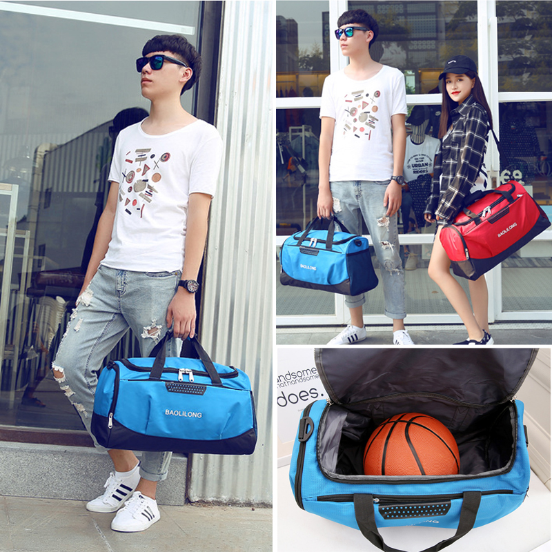 Large Sports Gym Bag With Shoe - Cycling Gear Duffle 评论和价格